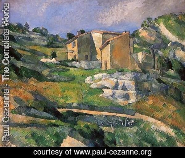 Paul Cezanne - Houses In Provence   The Riaux Valley Near L Estaque