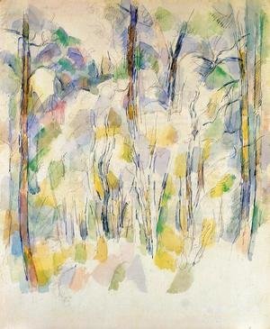 Paul Cezanne - In The Woods2