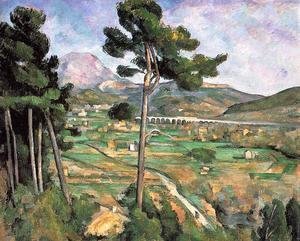 Paul Cezanne - Landscape With Viaduct   Mont Sainte Victoire