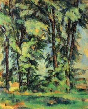 Paul Cezanne - Large Trees At Jas De Bouffan