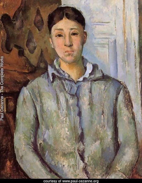 Madame Cezanne In Blue Aka Sant Van Victoria