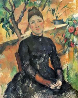 Paul Cezanne - Madame Cezanne In The Conservatory