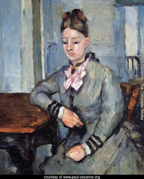 Madame Cezanne Leaning On Her Elbow