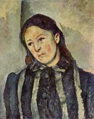 Paul Cezanne - Madame Cezanne With Unbound Hair