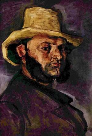 Paul Cezanne - Man In A Straw Hat