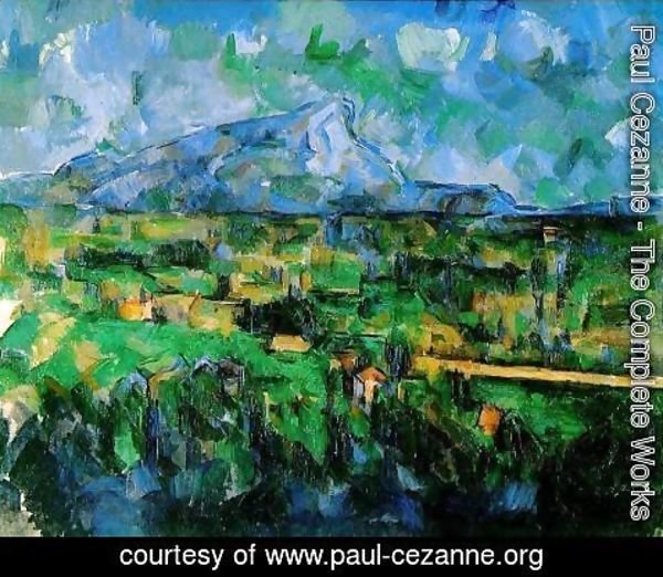 Paul Cezanne - Mont Sainte Victoire Seen From Les Lauves