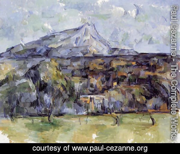 Paul Cezanne - Mont Sainte Victoire Seen From Les Lauves5