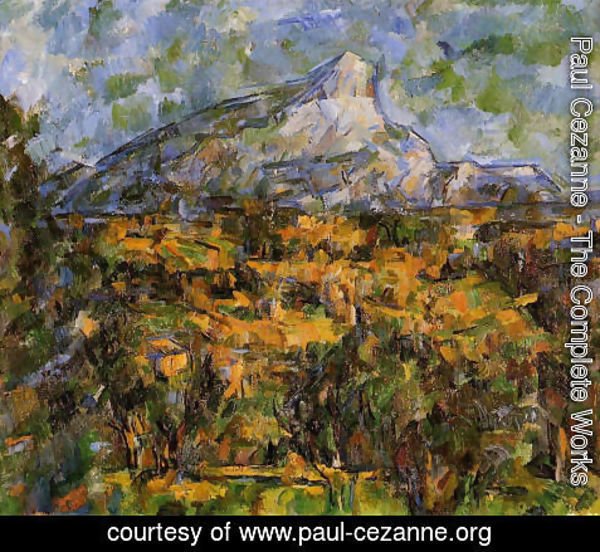 Paul Cezanne - Mont Sainte Victoire Seen From Les Lauves6
