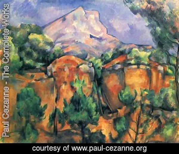 Paul Cezanne - Mont Sainte Victoire Seen From The Bibemus Quarry