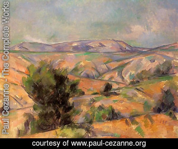 Paul Cezanne - Mount Sainte Victoire Seen From Gardanne