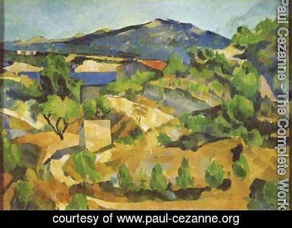 Paul Cezanne - Mountains In Provence (near L Estaque)