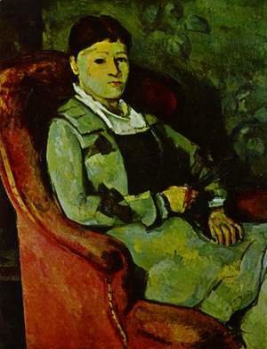 Paul Cezanne - Portrait Of Madame Cezanne