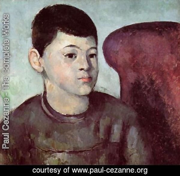 Paul Cezanne - Portrait Of Paul Cezanne  The Artists Son
