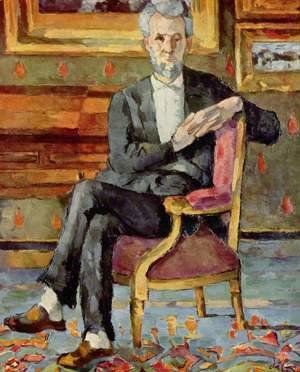 Paul Cezanne - Portrait Of Victor Chocquet  Seated