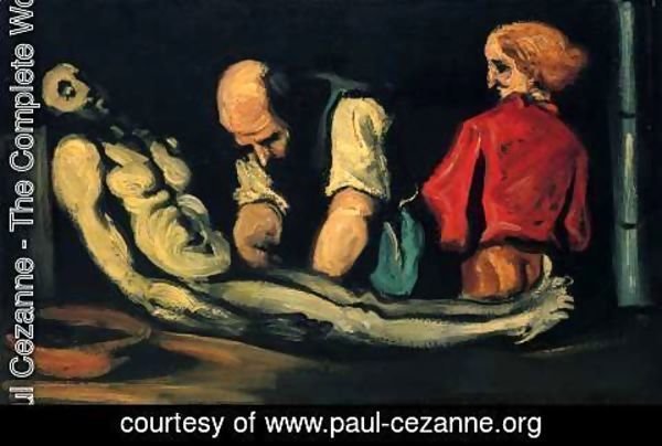 Paul Cezanne - Preparation For The Funeral Aka The Autopsy