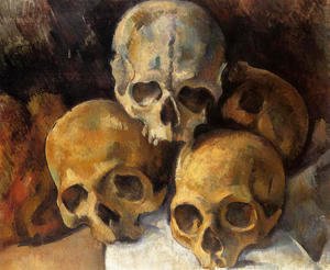 Paul Cezanne - Pyramid Of Skulls2
