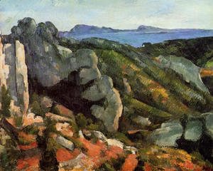 Paul Cezanne - Rocks At L Estaque