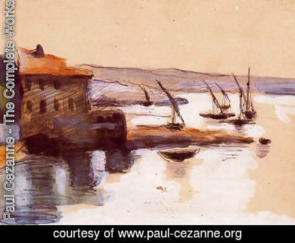 Paul Cezanne - Seascape