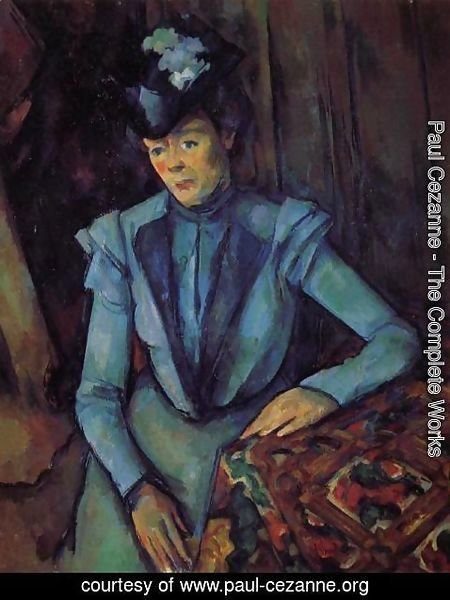 Paul Cezanne - Seated Woman In Blue