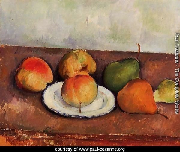 Still Life   Plate And Frui