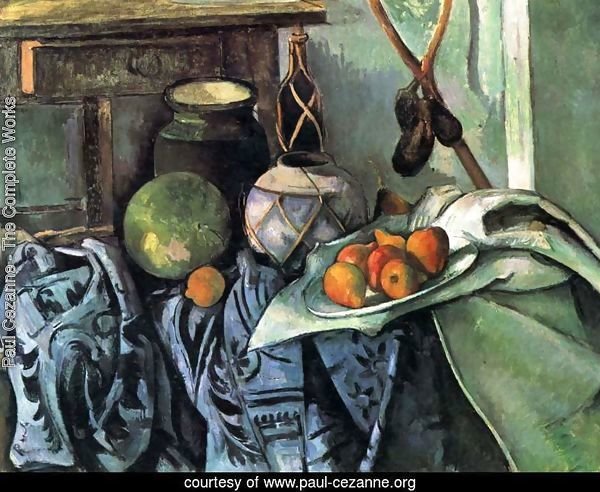 Still Life With A Ginger Jar And Eggplants