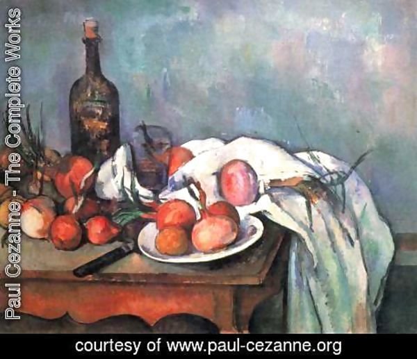 Paul Cezanne - Still Life With Red Onions