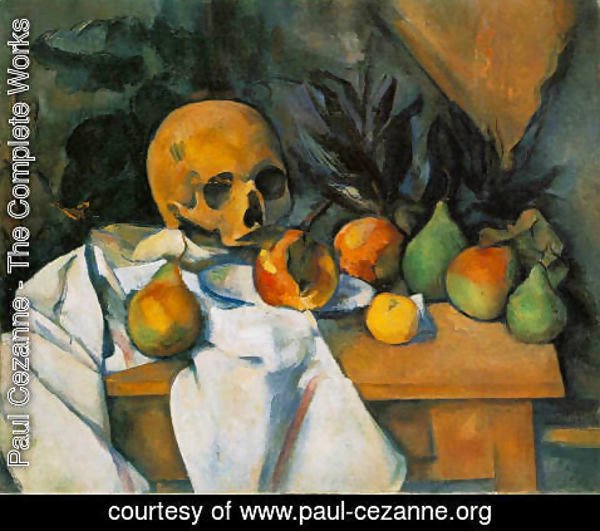 Paul Cezanne - Still Life With Skull
