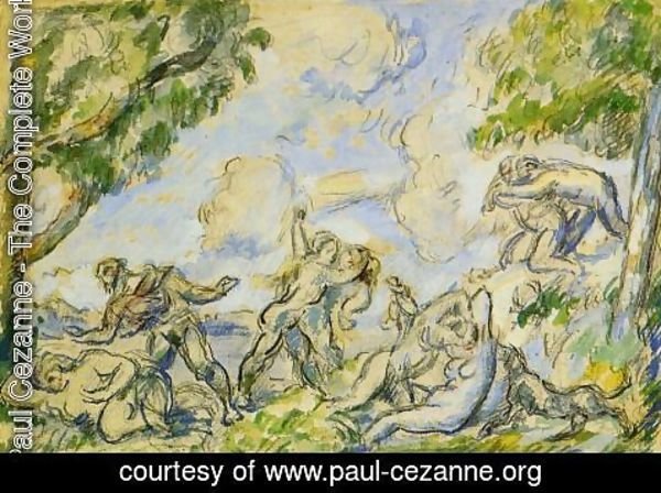 Paul Cezanne - The Battle Of Love