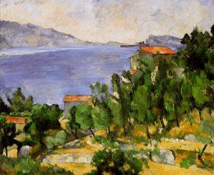 Paul Cezanne - The Bay Of L Estaque From The East