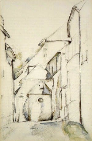 Paul Cezanne - The Church Of Saint Pierre In Avon