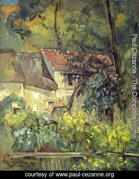 Paul Cezanne - The House Of Pere Lacroix In Auvers