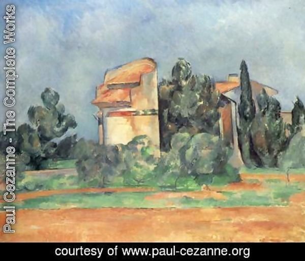 Paul Cezanne - The Pigeon Tower At Bellevue