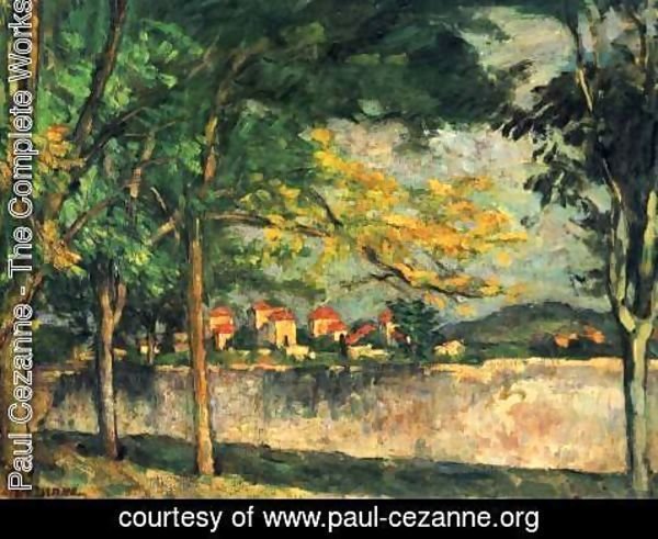 Paul Cezanne - The Road Aka The Ancient Wall