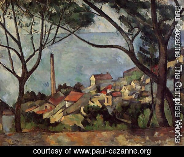 Paul Cezanne - The Sea At L Estaque