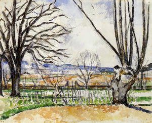 Paul Cezanne - The Trees Of Jas De Bouffan In Spring