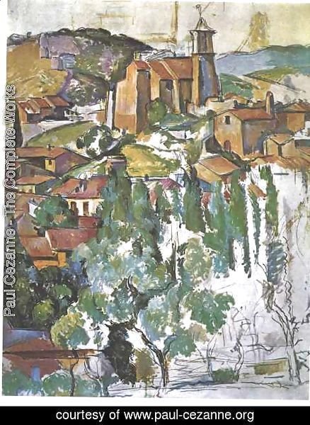 Paul Cezanne - The Village Of Gardanne