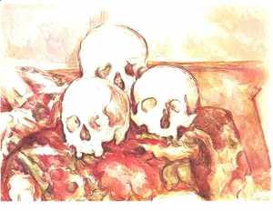 Paul Cezanne - Three Skulls