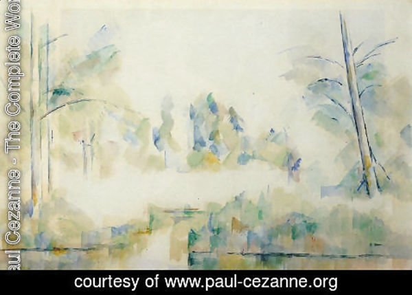 Paul Cezanne - Trees By The Water