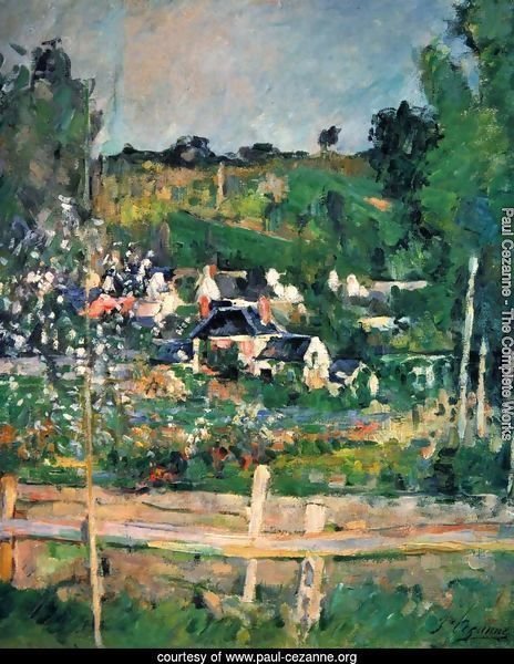 View Of Auvers Sur Oise Aka The Fence