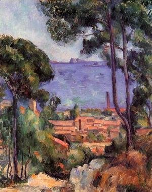 Paul Cezanne - View Through The Trees