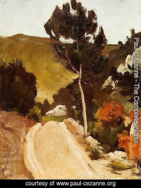 Paul Cezanne - Winding Road In Provence