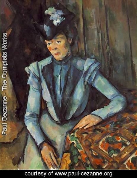 Paul Cezanne - Woman In Blue