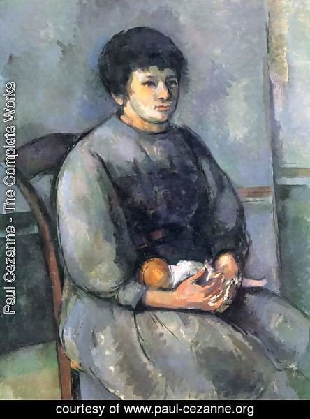 Paul Cezanne - Young Girl With A Doll
