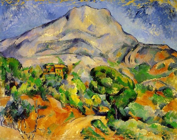 Mont Sainte-Victoire above the Tholonet Road