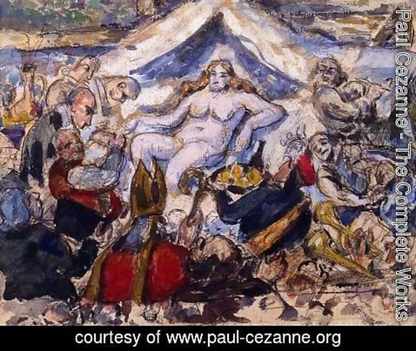 Paul Cezanne - The Eternal Woman (study)