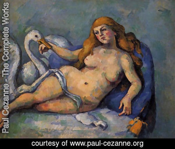 Paul Cezanne - Leda and the Swan