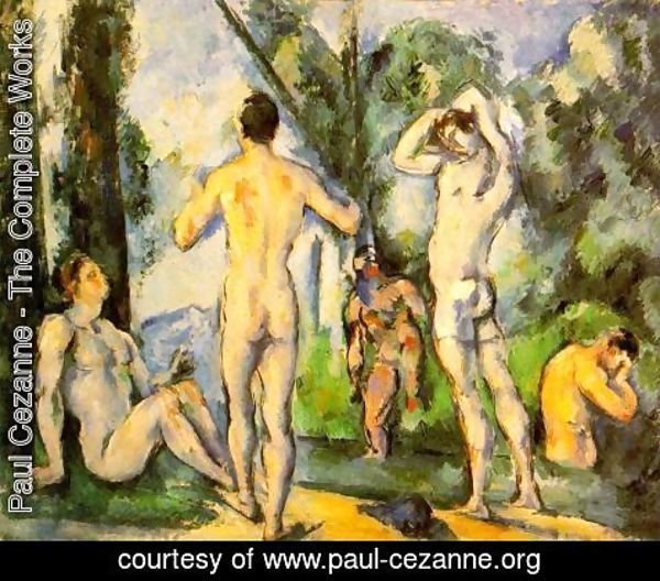 Paul Cezanne - Bathers IV