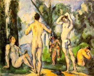 Paul Cezanne - Bathers IV
