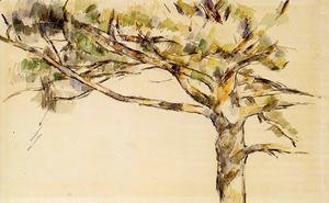 Paul Cezanne - Large PIne (study)