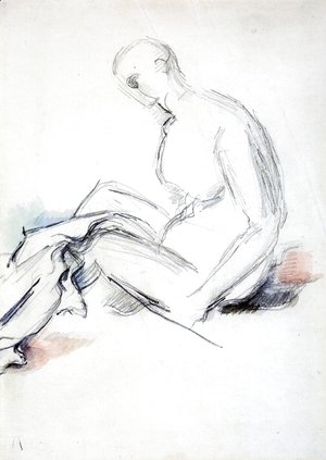 Paul Cezanne - Seated Nude